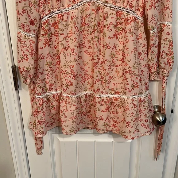 For Love and Lemons Sweet Disposition Swing Dress Pink Floral Size XS - Picture 4 of 10